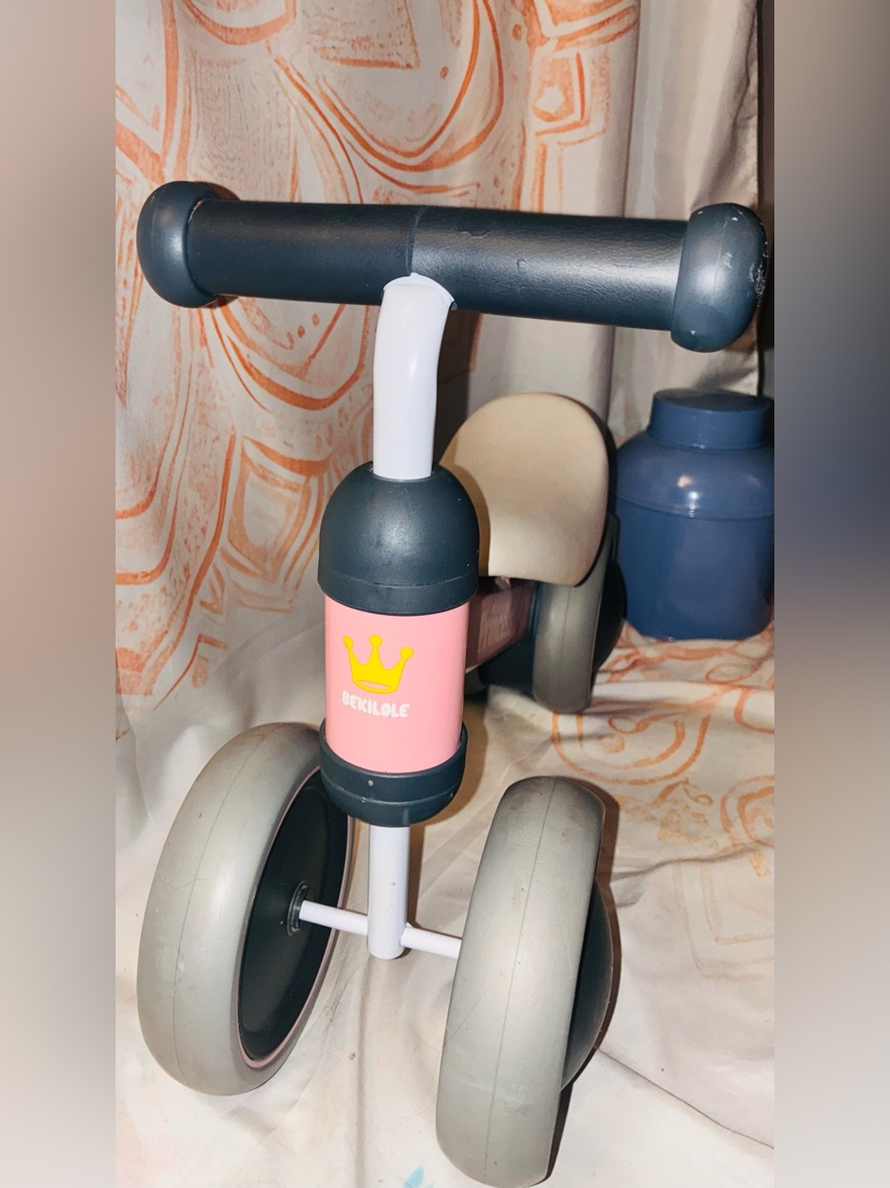 Pink Princess Toddler Ride-On Balance Bike - Picture 5 of 9